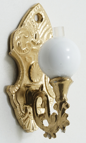 Dollhouse Miniature Single Sconce with Ball
